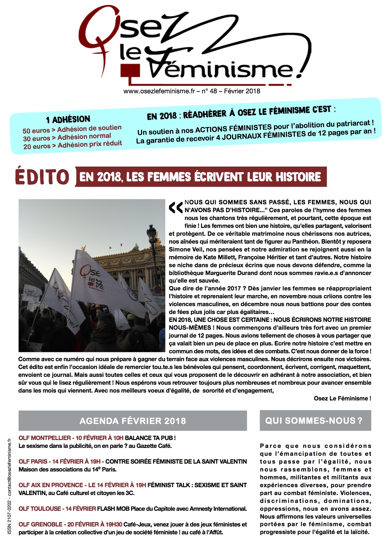 Journal 48 d'Osez le féminisme !