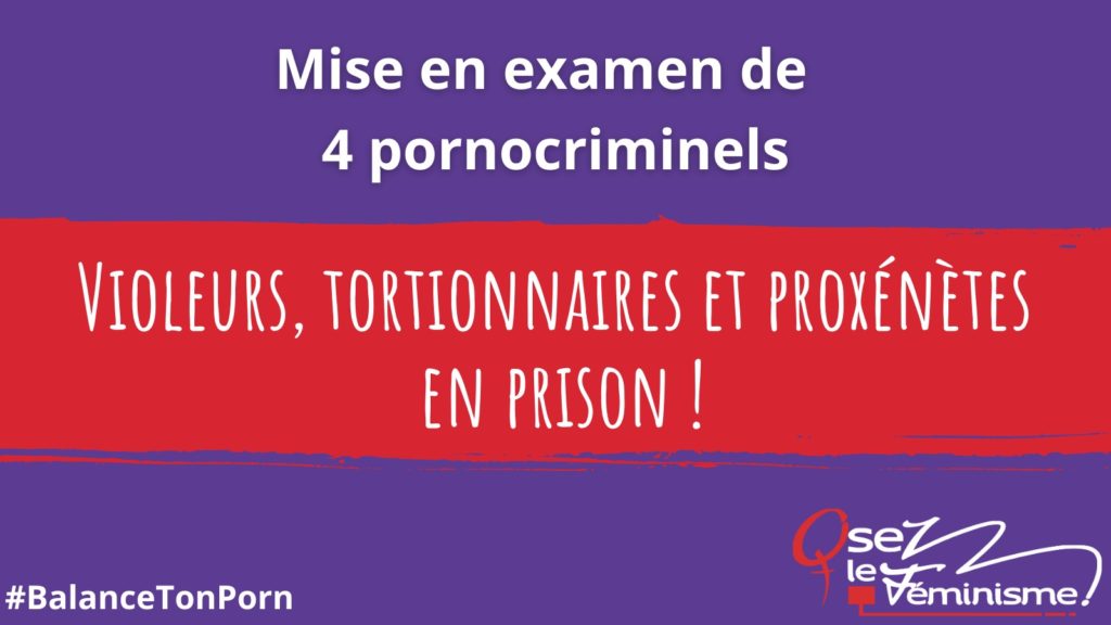 4 pornocriminels mis en examen